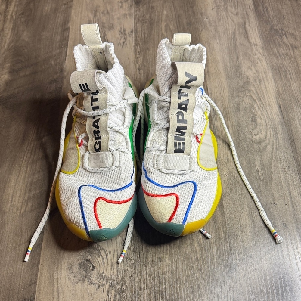 Adidas Pharrell Williams Crazy BYN LVL X PW Empathy Gratitude Shoes Men’s Size 8